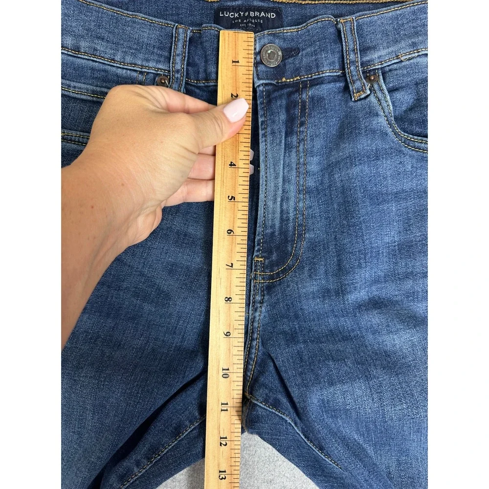 Lucky Brand 412 Athletic Slim Jeans Mens 32x32 Blue Stark Wash Denim